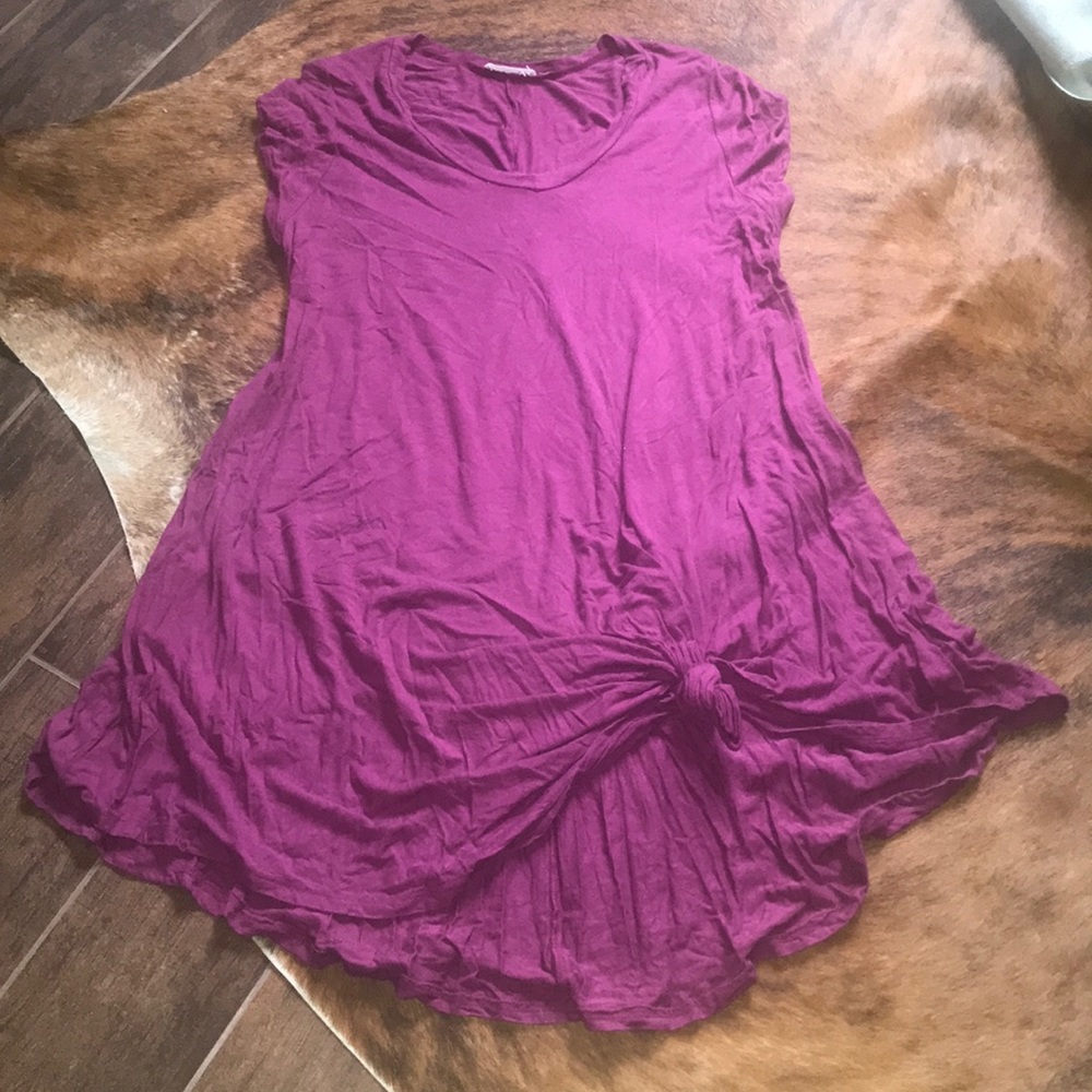 Super flirty cap sleeve t-shirt dress